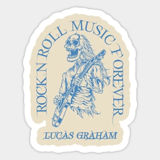 Lucas Graham /// Skeleton Guitar Player Sticker